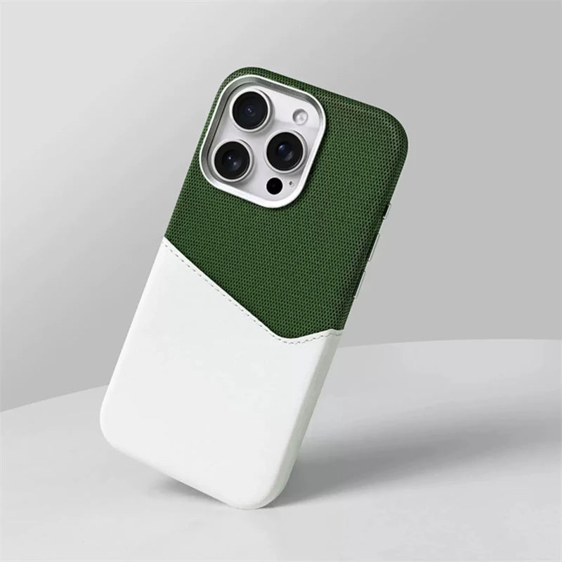 Linen & Leather Card Case voor iPhone