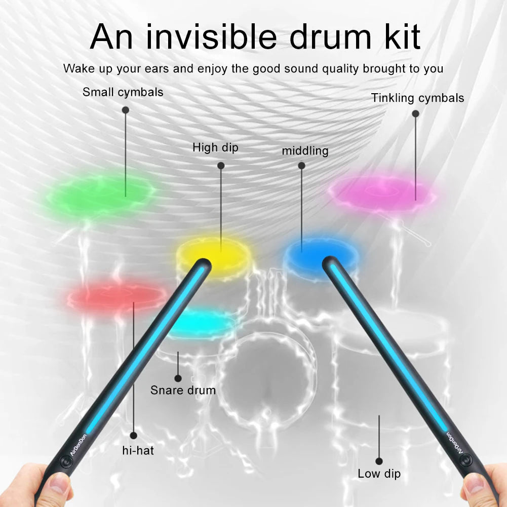 Draadloos Air Drum Set met Bluetooth
