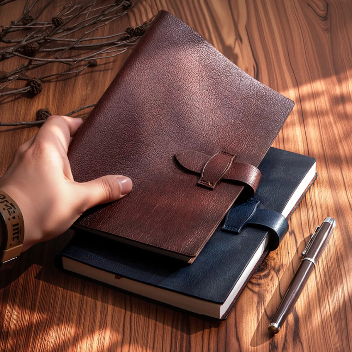 The Ledger - Leather Notebook