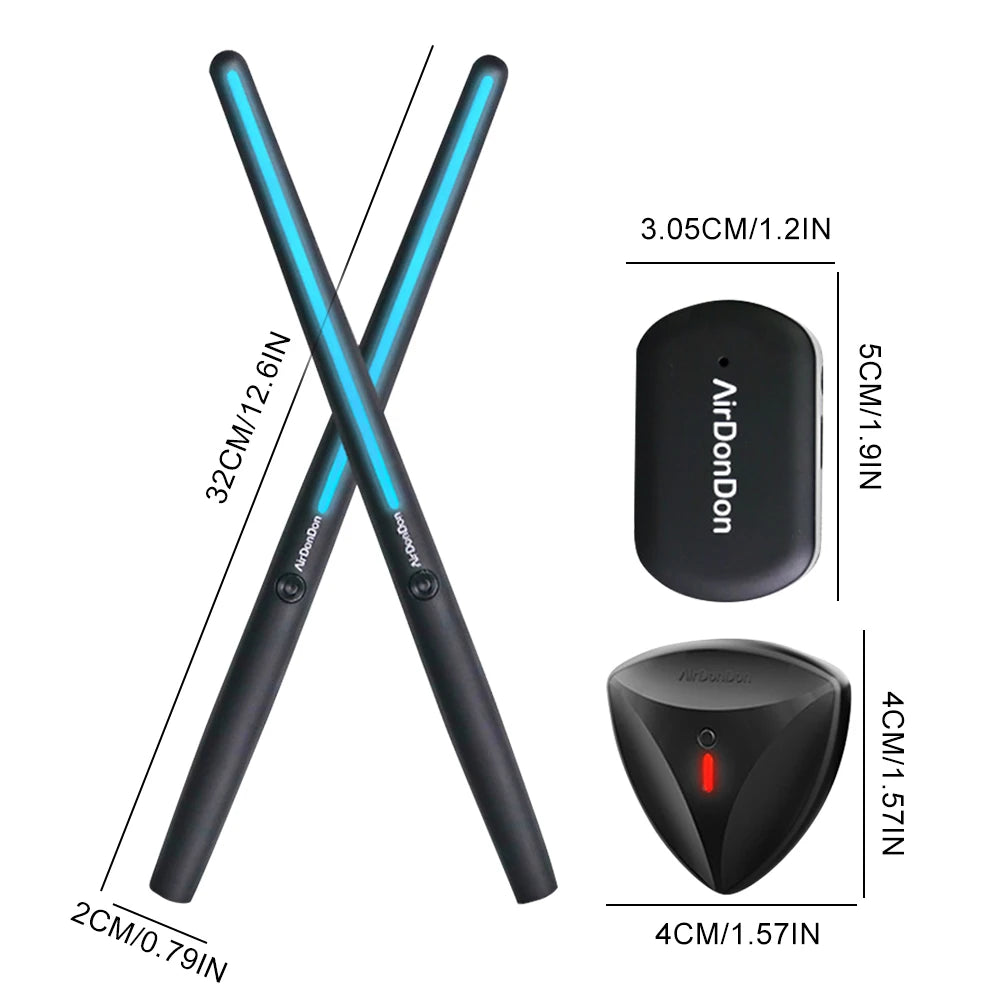 Draadloos Air Drum Set met Bluetooth