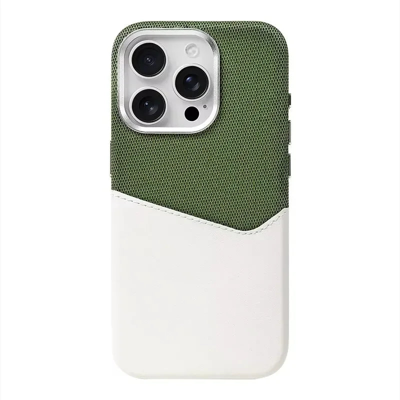 Linen & Leather Card Case voor iPhone