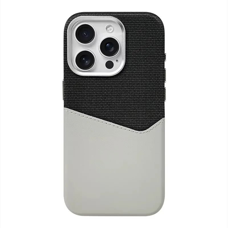 Linen & Leather Card Case voor iPhone