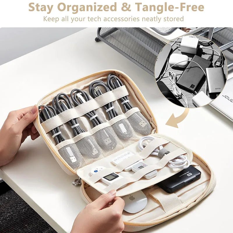 Daily essentials in use on table 