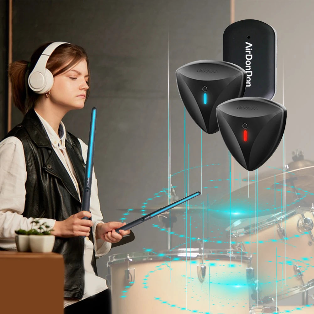 Draadloos Air Drum Set met Bluetooth
